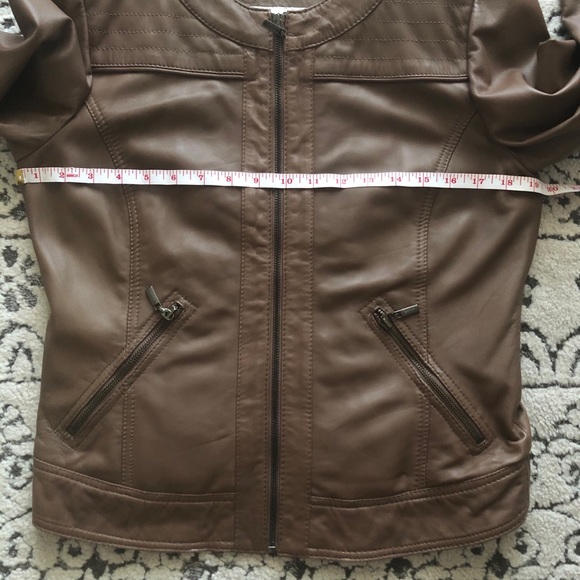 Esprit genuine leather jacket - Picture 5 of 13